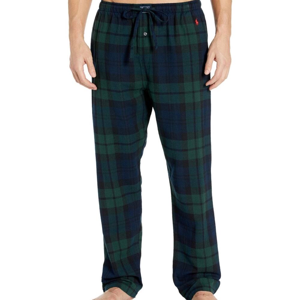 Polo Ralph Lauren Sleepwear Plaid Pajama Pants Cotton 4X